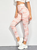 Camo Print Skinny Leggings - Shop Women's T-shirts, blouses, Leggings & Trousers online - Luwos