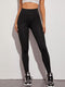 Pocket Wide Band Waist Sports Leggings - Shop Women's T-shirts, blouses, Leggings & Trousers online - Luwos