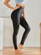 Solid Textured Sports Leggings</h1><br>Luwos - Shop Women's T-shirts, blouses, Leggings & Trousers online - Luwos