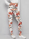 Luwos Floral Print Leggings - Shop Women's T-shirts, blouses, Leggings & Trousers online - Luwos
