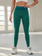 Wide Band Waist Sports Leggings - Shop Women's T-shirts, blouses, Leggings & Trousers online - Luwos