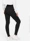 Grommet Detail Leggings - Shop Women's T-shirts, blouses, Leggings & Trousers online - Luwos