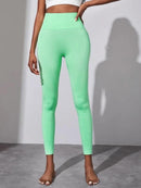 Polka Dot Textured Sports Leggings - Shop Women's T-shirts, blouses, Leggings & Trousers online - Luwos