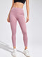 Solid Wideband Waist Sports Leggings Luwos - Shop Women's T-shirts, blouses, Leggings & Trousers online - Luwos