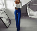 Luwos: High Waist Flare Wide Leg Lady Yoga Pants - Shop Women's T-shirts, blouses, Leggings & Trousers online - Luwos