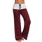 Drawstring Waist Flare Pants Sportswear Yoga Pants - Shop Women's T-shirts, blouses, Leggings & Trousers online - Luwos