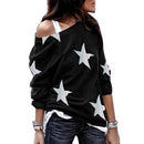 New Women Casual Loose Star - Shop Women's T-shirts, blouses, Leggings & Trousers online - Luwos