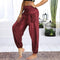 Women Loose Yoga Pants Floral - Shop Women's T-shirts, blouses, Leggings & Trousers online - Luwos