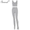 Luwos: Pants 2 Piece Set Women Casual Sportswear Sleeveless Tracksuits - Shop Women's T-shirts, blouses, Leggings & Trousers online - Luwos