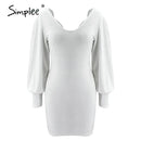Luwos: Dress with lace back - Shop Women's T-shirts, blouses, Leggings & Trousers online - Luwos