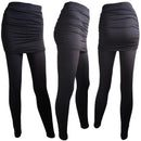 Luwos: Two Piece Leggings Pants Slim with Skirt - Shop Women's T-shirts, blouses, Leggings & Trousers online - Luwos