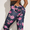 New women's high waist printed flowers casual sports leggings - Shop Women's T-shirts, blouses, Leggings & Trousers online - Luwos