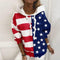 Luwos: Striped Hooded Drawstring Hoodies - Shop Women's T-shirts, blouses, Leggings & Trousers online - Luwos