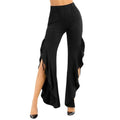 Luwos:  High Waist Pants Ladies Black Evening Party - Shop Women's T-shirts, blouses, Leggings & Trousers online - Luwos