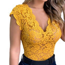 Sexy Camisole Crochet Lace Vest Casual Solid Color