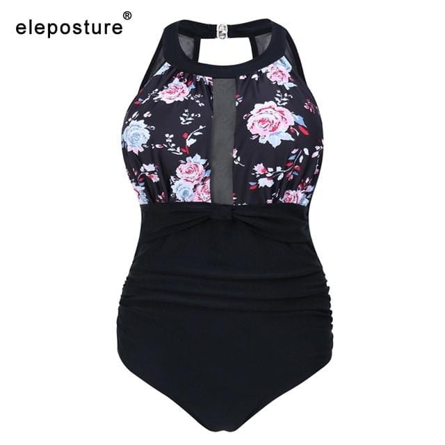 2021 New Sexy One Piece Swimsuit Women Mesh Patchwork - Shop Women's T-shirts, blouses, Leggings & Trousers online - Luwos