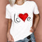 Summer Watercolor  Love T-Shirt - Shop Women's T-shirts, blouses, Leggings & Trousers online - Luwos