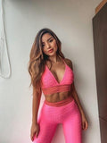 Leggings  with Bra Set for Gym Workout - Shop Women's T-shirts, blouses, Leggings & Trousers online - Luwos