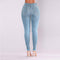 Womans Hole Denim Pants - Shop Women's T-shirts, blouses, Leggings & Trousers online - Luwos