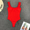 Sexy Female Swimsuit Vintage One Piece Ruffled Push Up - Shop Women's T-shirts, blouses, Leggings & Trousers online - Luwos