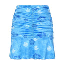 Women Boho Beach Skirts Summer High Waist Floral